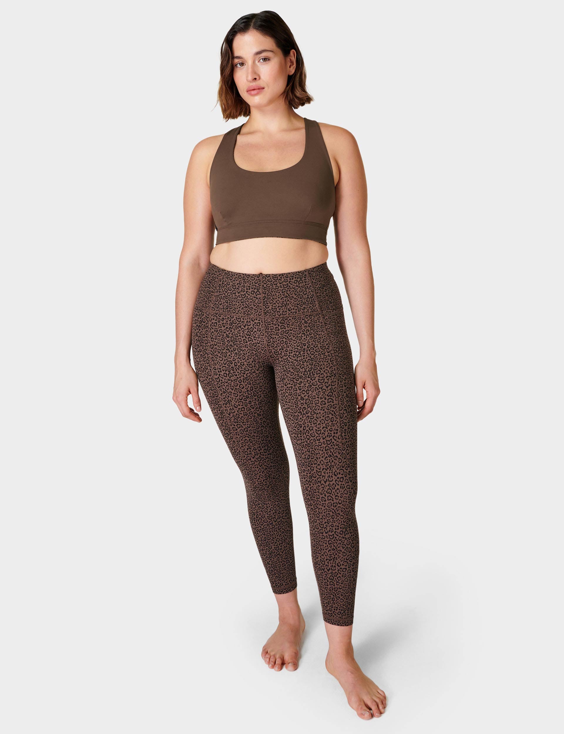 Adult Brown Leopard Leggings | MMofPhilly