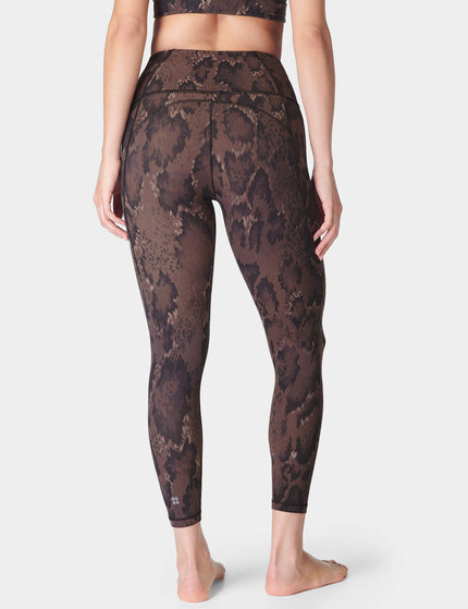 Sweaty Betty Super Soft 7/8 Yoga Leggings - Brown Python Printimages2- The Sports Edit