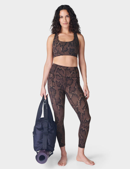 Sweaty Betty Super Soft 7/8 Yoga Leggings - Brown Python Printimages5- The Sports Edit