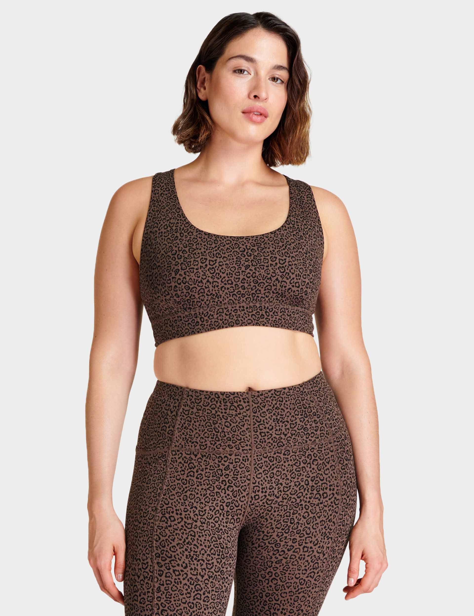 Sweaty Betty Grey Leopard Stamina Workout Yoga Exercise sports running bra  S new - $21 New With Tags - From Jenny