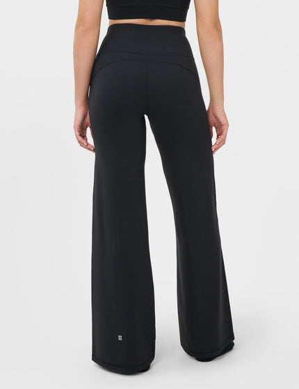 Sweaty Betty Super Soft Wide Leg Trouser 30" - Blackimages2- The Sports Edit