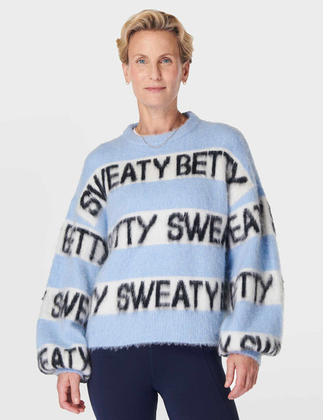 Sweaty Betty | Sweaty Betty Knit Jumper - Blue | The Sports Edit