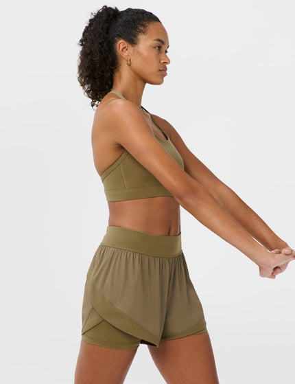 Sweaty Betty Tempo Run Shorts - Khaki Brownimages6- The Sports Edit