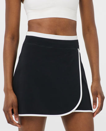 Tennis Skort - Black/White