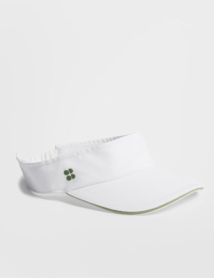 Sweaty Betty The Volley Visor - White/Courtside Greenimages1- The Sports Edit