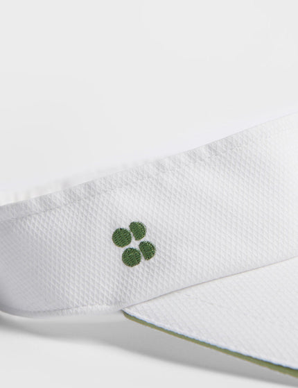 Sweaty Betty The Volley Visor - White/Courtside Greenimages5- The Sports Edit