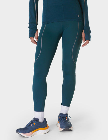 Sweaty Betty Therma Boost Running Leggings - Deep Greenimages1- The Sports Edit