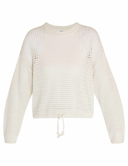 Sweaty Betty Tides High Open Weave Jumper - Lily Whiteimages8- The Sports Edit