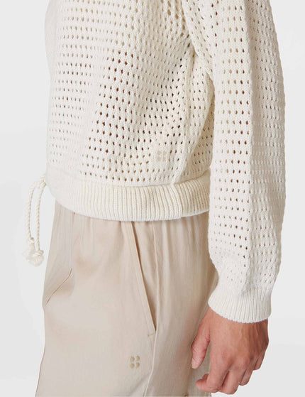 Sweaty Betty Tides High Open Weave Jumper - Lily Whiteimages5- The Sports Edit