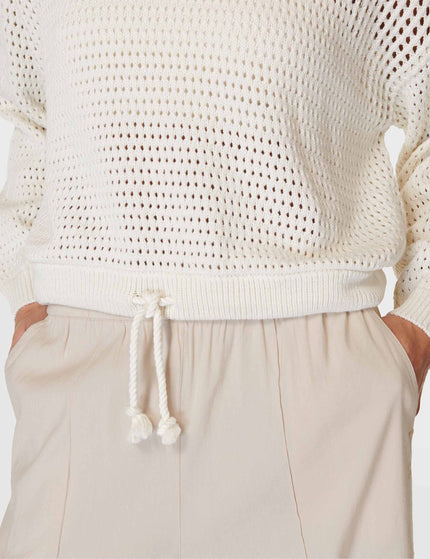 Sweaty Betty Tides High Open Weave Jumper - Lily Whiteimages6- The Sports Edit