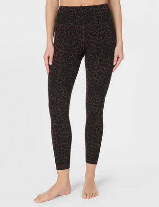 Ultimate Studio 7/8 Leggings - Brown Leopard Skin Print