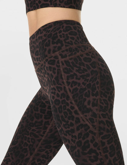 Sweaty Betty Ultimate Studio 7/8 Yoga Leggings - Brown Leopard Skin Printimages4- The Sports Edit
