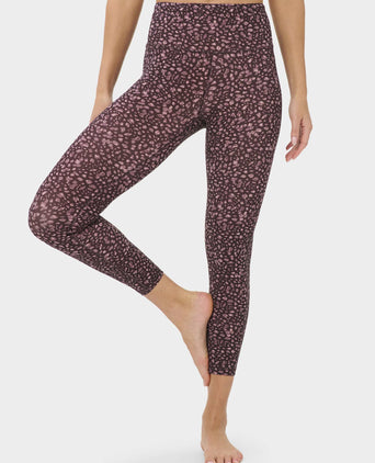 Ultimate Studio 7/8 Leggings - Brown Soft Dot Print