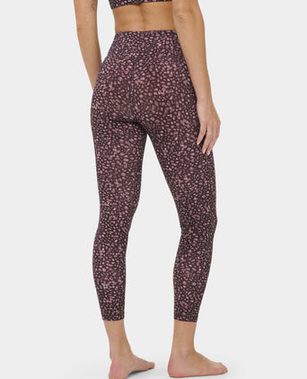 Ultimate Studio 7/8 Leggings - Brown Soft Dot Print
