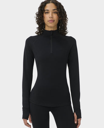 Ultimate Studio Grippy Half Zip - Black
