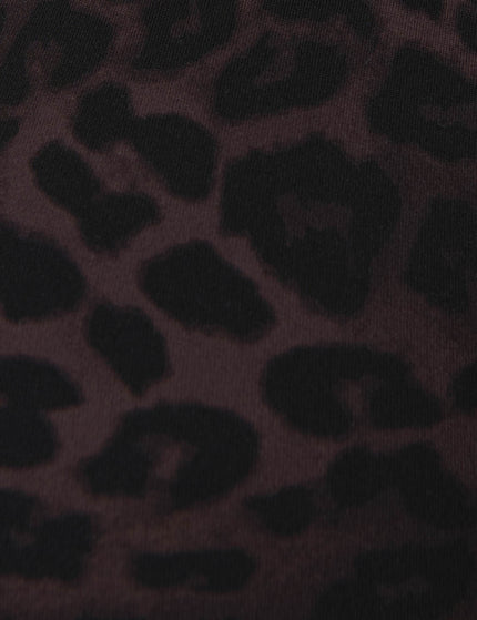 Sweaty Betty Ultimate Studio Voop Bra - Brown Leopard Skin Printimages6- The Sports Edit