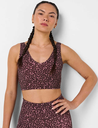 Ultimate Studio Voop Bra - Brown Soft Dot Print