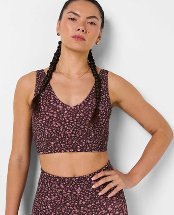 Ultimate Studio Voop Bra - Brown Soft Dot Print