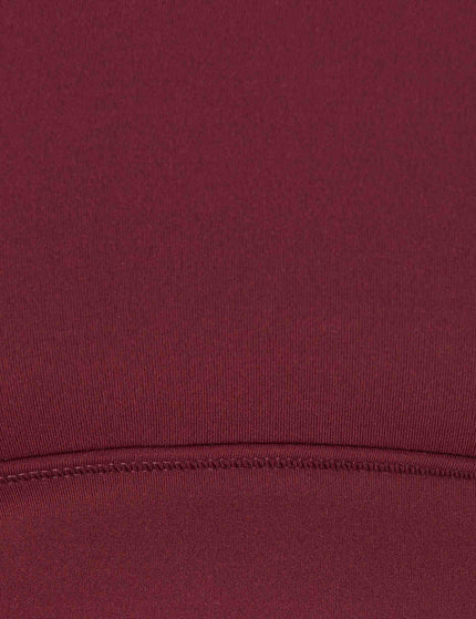 Sweaty Betty Ultimate Studio Voop Bra - Garnet Redimages7- The Sports Edit