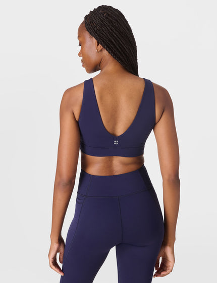 Sweaty Betty Ultimate Studio Voop Bra - Midnight Navy Blueimages2- The Sports Edit