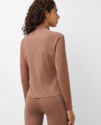 Ultimate Studio Zip Up - Chestnut Brown