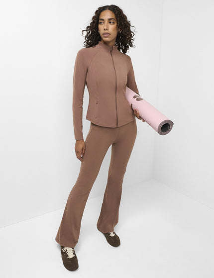 Sweaty Betty Ultimate Studio Zip Up - Chestnut Brownimages5- The Sports Edit