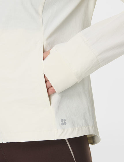 Sweaty Betty Ultimate Train Water Resistant Jacket - Lily Whiteimages5- The Sports Edit