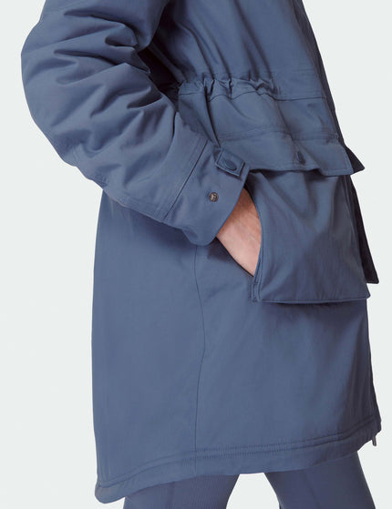 Sweaty Betty Winter Stride Waterproof Parka - Endless Blueimages2- The Sports Edit