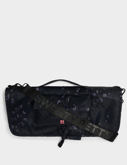 Sweaty Betty Yoga Mat Carry Bag - Black Luxe Leopard Printimages1- The Sports Edit