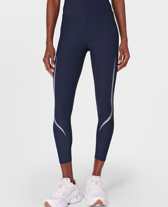 Zero Gravity 7/8 Illuminate Running Tight - Navy Blue