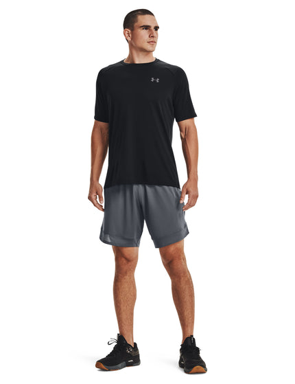 Under Armour Tech 2.0 Short Sleeve Tee - Black/Graphiteimages4- The Sports Edit