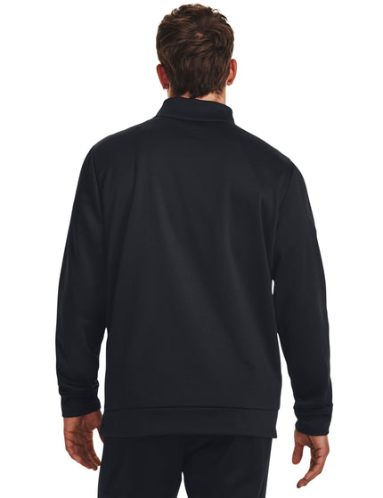 Under Armour Armour Fleece 1/4 Zip - Black/Blackimages2- The Sports Edit