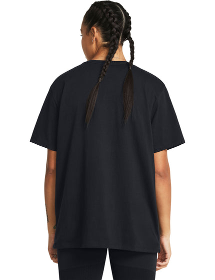 Under Armour Campus Oversize Short Sleeve - Black/Whiteimages2- The Sports Edit