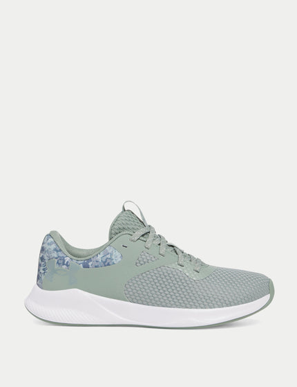 Under Armour Charged Aurora 2 + Training Shoes - Silica Green/White/Metallic Silicaimages1- The Sports Edit