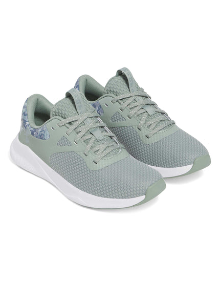 Under Armour Charged Aurora 2 + Training Shoes - Silica Green/White/Metallic Silicaimages2- The Sports Edit