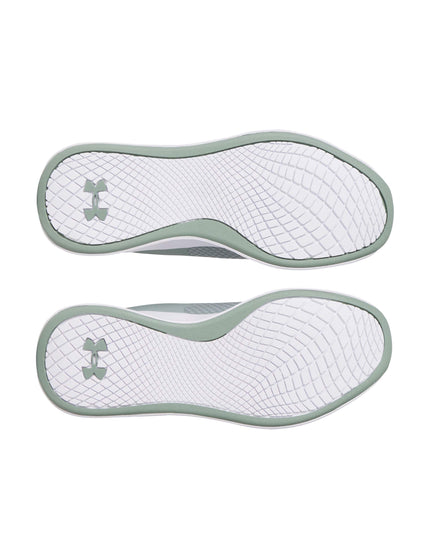 Under Armour Charged Aurora 2 + Training Shoes - Silica Green/White/Metallic Silicaimages5- The Sports Edit