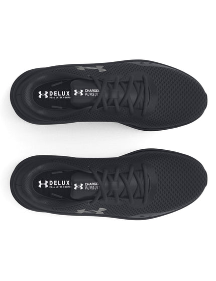 Under Armour Charged Pursuit 3 Running Shoes - Black/Metallic Silverimages3- The Sports Edit