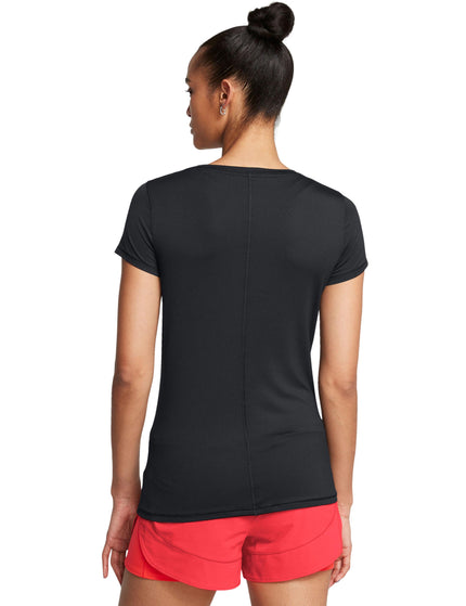 Under Armour HeatGear Armour Short Sleeve - Black/Whiteimages2- The Sports Edit