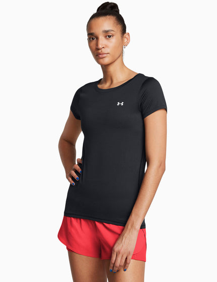 Under Armour HeatGear Armour Short Sleeve - Black/Whiteimages1- The Sports Edit