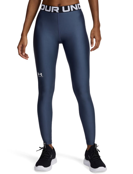 Under Armour HeatGear Leggings - Downpour Grey/Whiteimages1- The Sports Edit