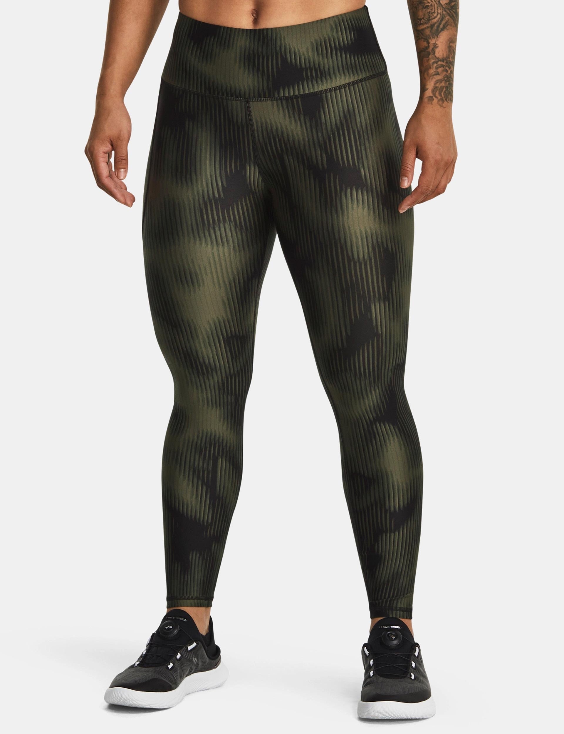 Drop And Give Me Reflective Camo Ankle Leggings