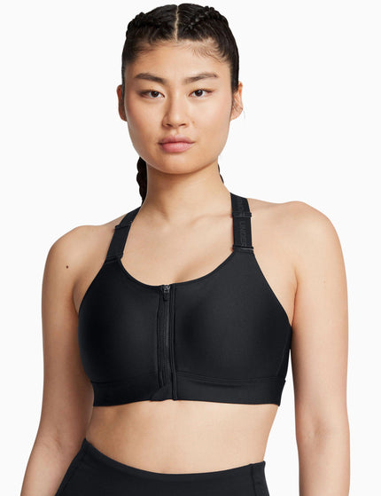 Under Armour Infinity 2.0 High Zip Sports Bra - Blackimages1- The Sports Edit