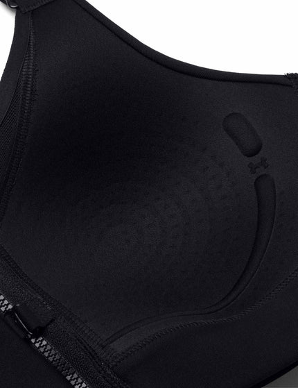 Under Armour Infinity 2.0 High Zip Sports Bra - Blackimages4- The Sports Edit