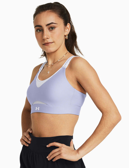 Under Armour Infinity 2.0 High Sports Bra - Celeste/Whiteimages4- The Sports Edit