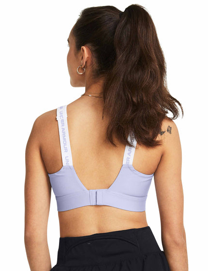 Under Armour Infinity 2.0 High Sports Bra - Celeste/Whiteimages3- The Sports Edit