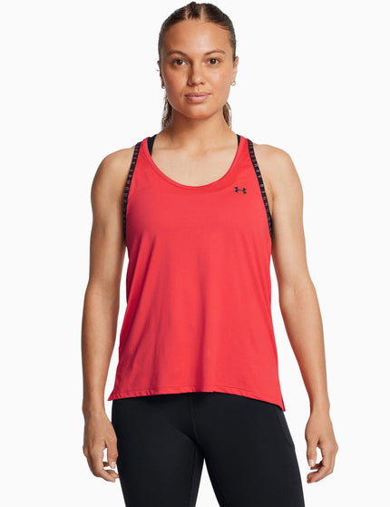 Under Armour Knockout Tank - Racer Red/Blackimages1- The Sports Edit