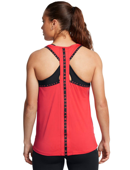 Under Armour Knockout Tank - Racer Red/Blackimages2- The Sports Edit