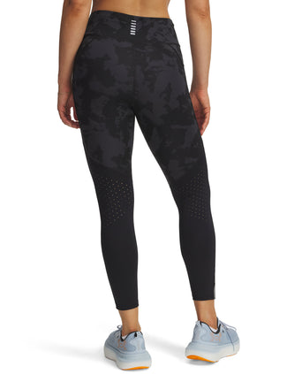 Launch Printed Ankle Tights - Black/Reflective