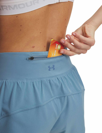 Under Armour Launch Pro 3" Shorts - Blue Smoke/Reflectiveimages3- The Sports Edit