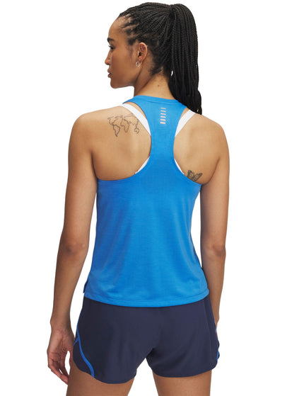 Under Armour Launch Singlet - Blue Atlantis/Reflectiveimages2- The Sports Edit